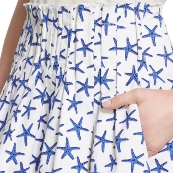 Kate Spade new york starfish print a-line skirt - Picture 2 of 9